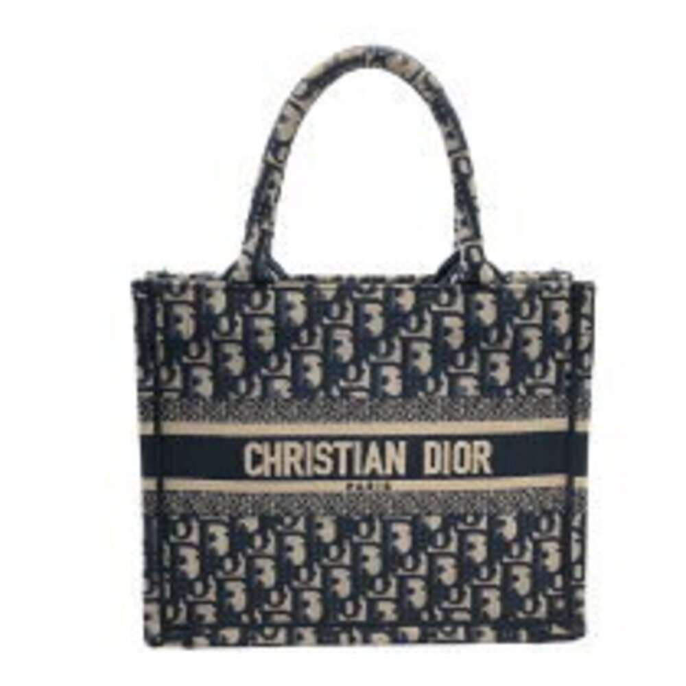 Christian Dior Book Tote Oblique Jacquard Handbag